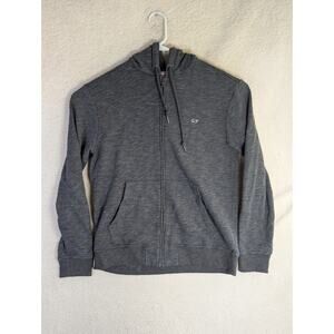 Vineyard Vines Hoodie Sweatshirt Mens Medium Dark Gray Full Zip Drawstring